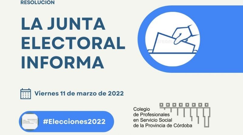 LA JUNTA ELECTORAL INFORMA