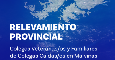Relevamiento de colegas veteranos/as y familiares de colegas caídas/os en Malvinas