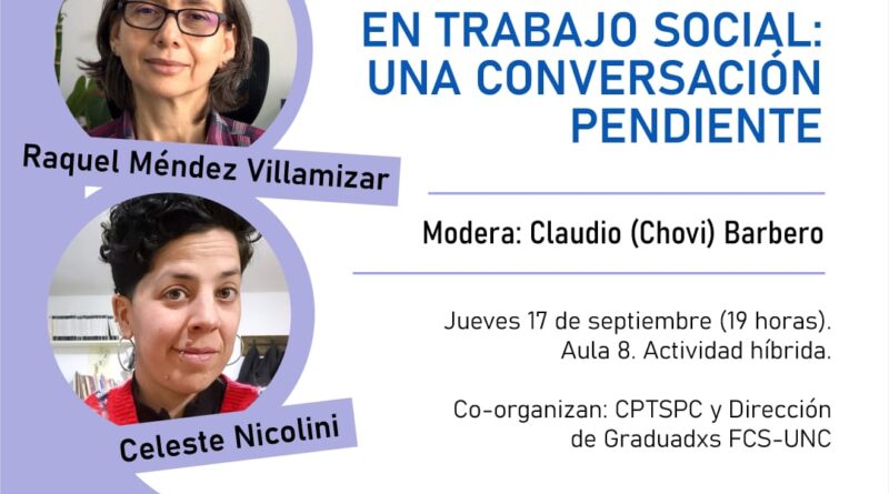 Cuerpo, formación y prácticas de intervención en Trabajo Social: una conversación pendiente